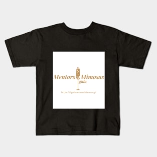 Mentors and Mimosas Gold Logo Kids T-Shirt